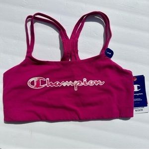 Champion Sports Bra The Authentic Strappy Women's Logo Inari Large B3385G NWT